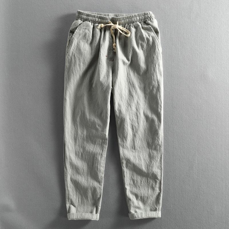 Casual Cotton Drawstring Pants