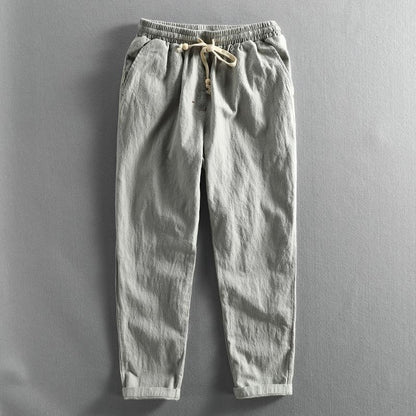 Casual Cotton Drawstring Pants