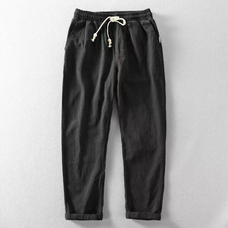 Casual Cotton Drawstring Pants