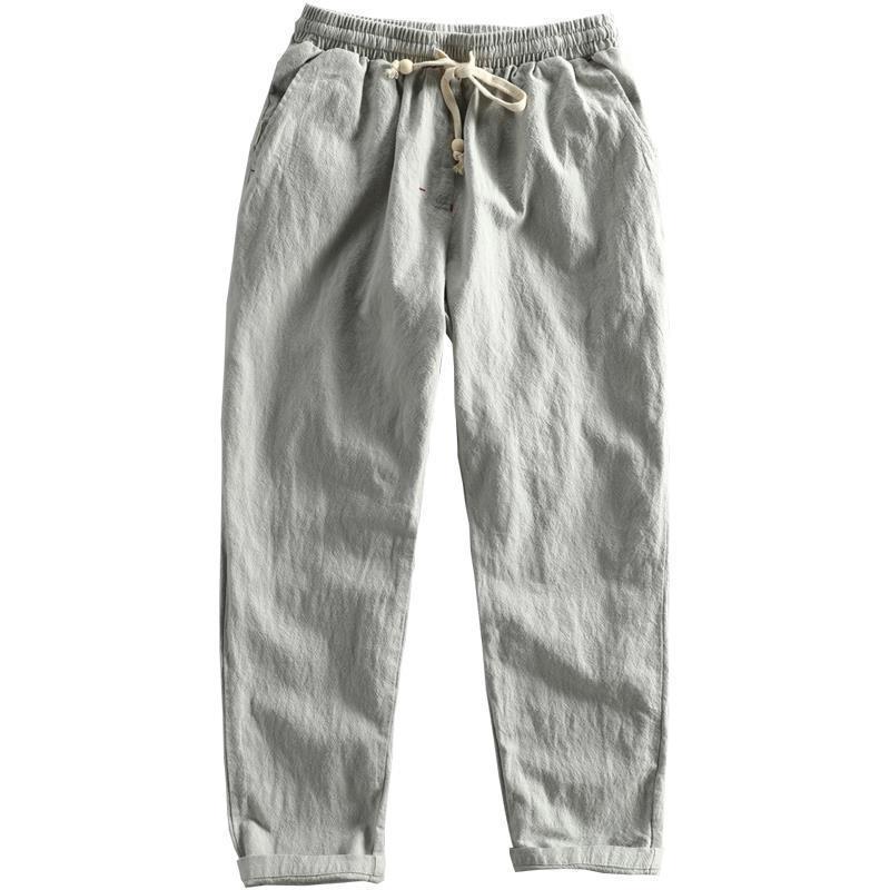 Casual Cotton Drawstring Pants