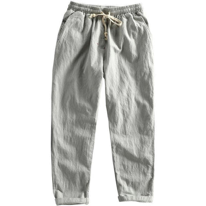 Casual Cotton Drawstring Pants
