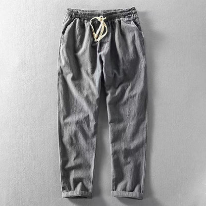 Casual Cotton Drawstring Pants