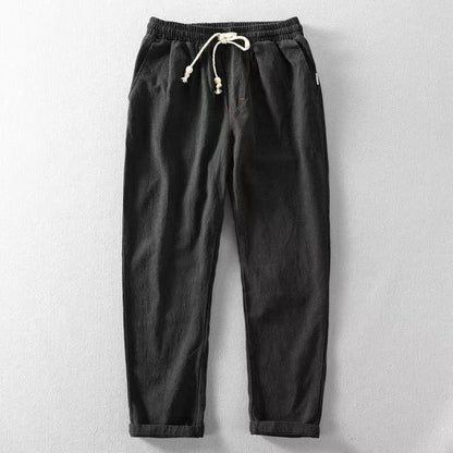 Casual Cotton Drawstring Pants