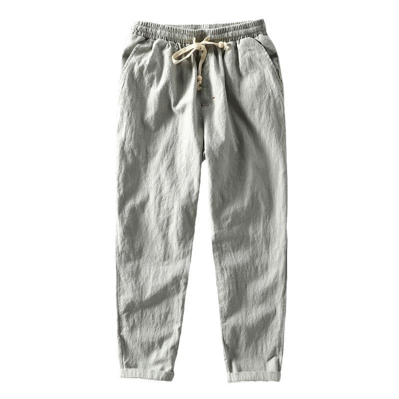 Casual Cotton Drawstring Pants