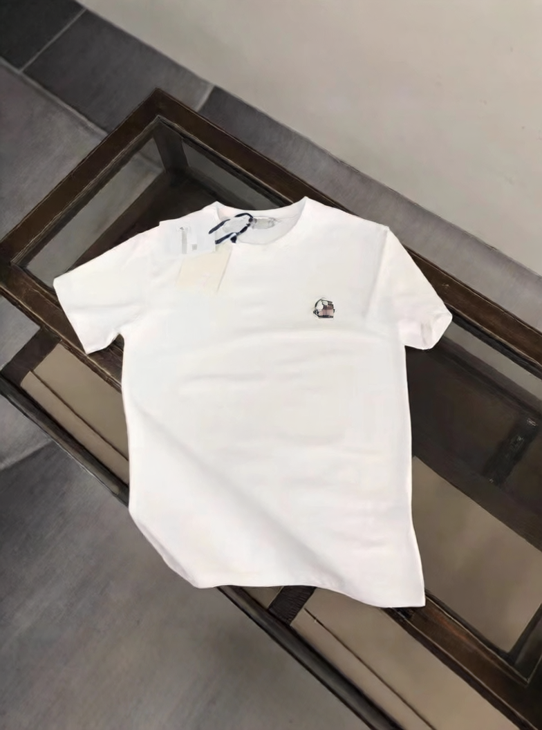 Casual Cotton Embroidery T-Shirt