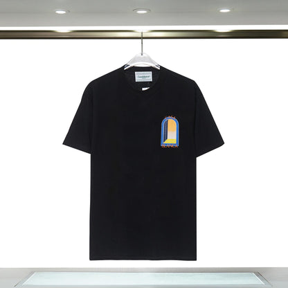 Casual Cotton Letter Print T-shirt