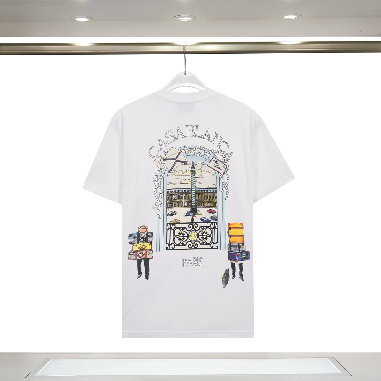 Casual Cotton Letter Print T-shirt