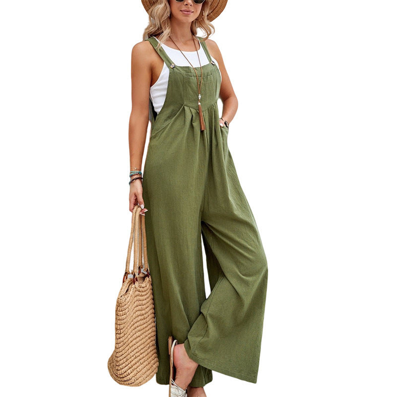 Casual Cotton Overalls for Women