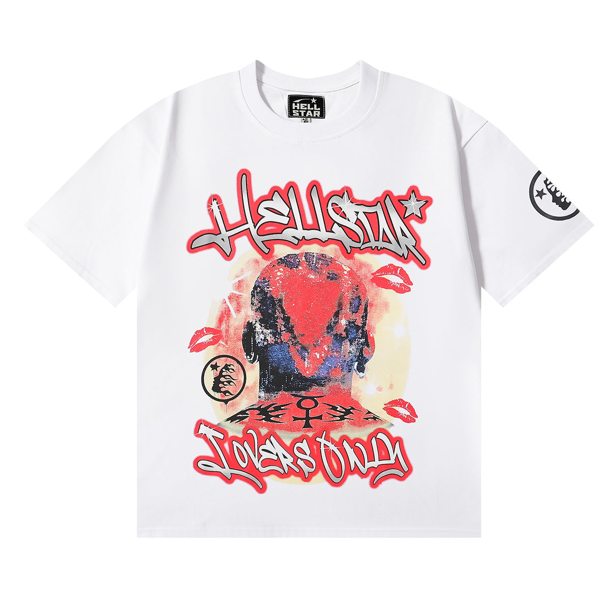 Casual Cotton Unisex T-Shirt Loose Fit Short Sleeve