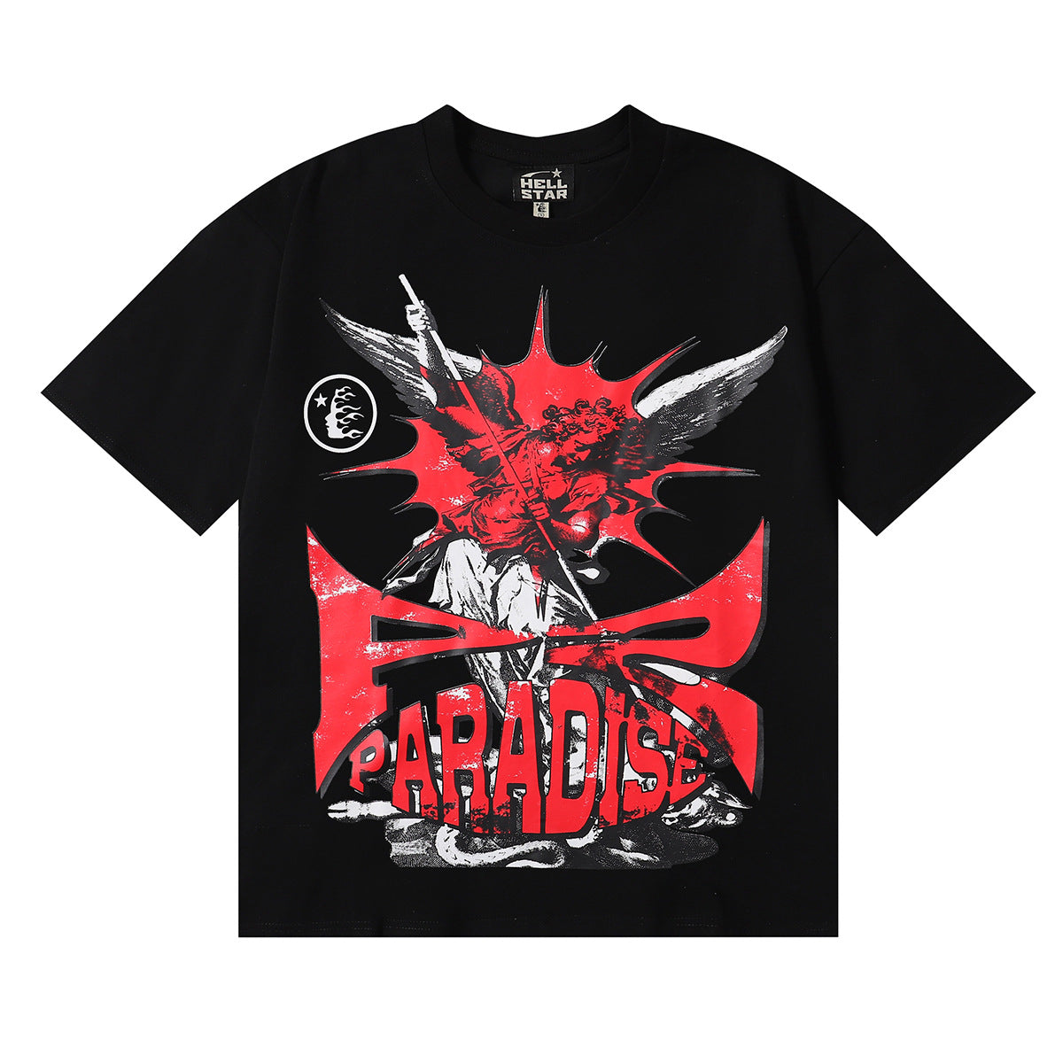 Casual Cotton Unisex T-Shirt Loose Fit Short Sleeve
