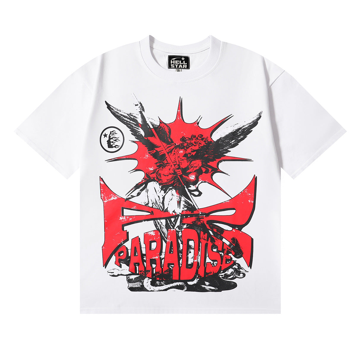 Casual Cotton Unisex T-Shirt Loose Fit Short Sleeve