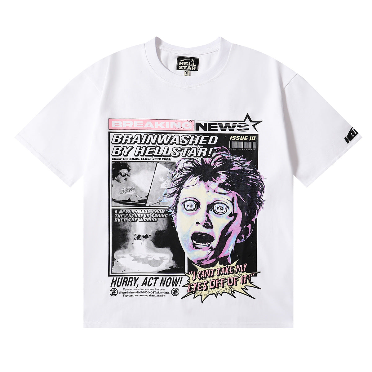 Casual Cotton Unisex T-Shirt Loose Fit Short Sleeve