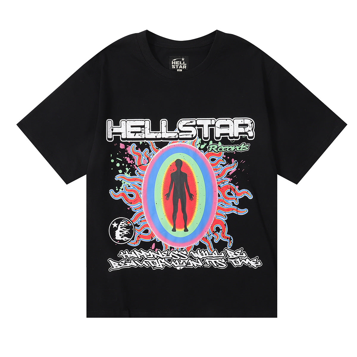 Casual Cotton Unisex T-Shirt Loose Fit Short Sleeve