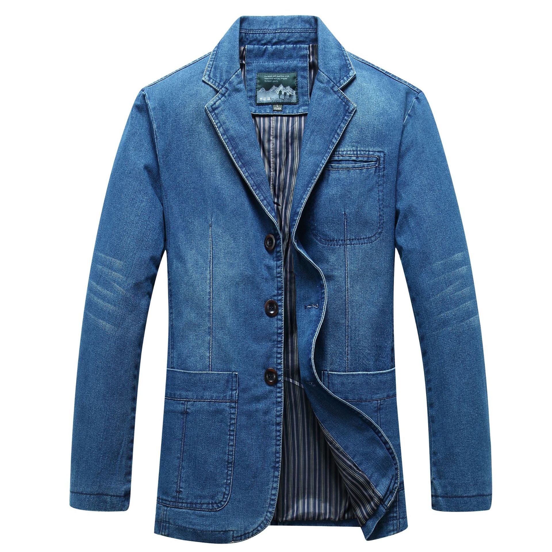 Casual Denim Jacket for Men