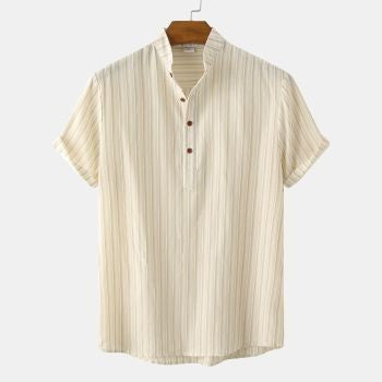 Casual Digital Print Short Sleeve Shirt
