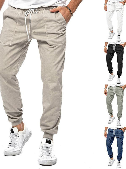 Casual Drawstring Trousers