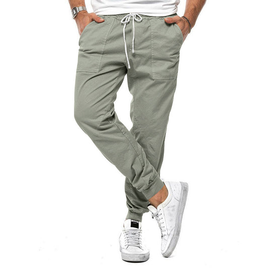 Casual Drawstring Trousers