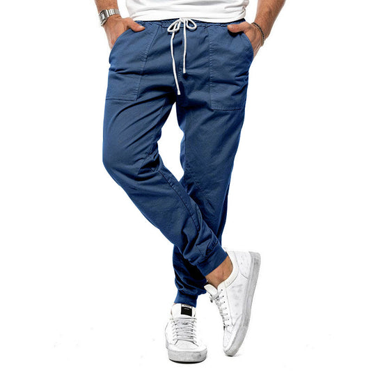 Casual Drawstring Trousers