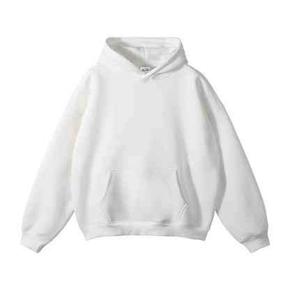 Casual Fleece-Lined Hooded Sweatshirt