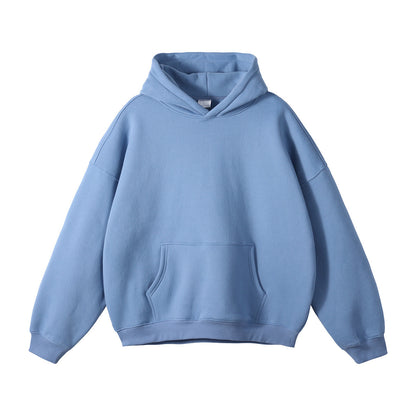 Casual Fleece-Lined Hooded Sweatshirt