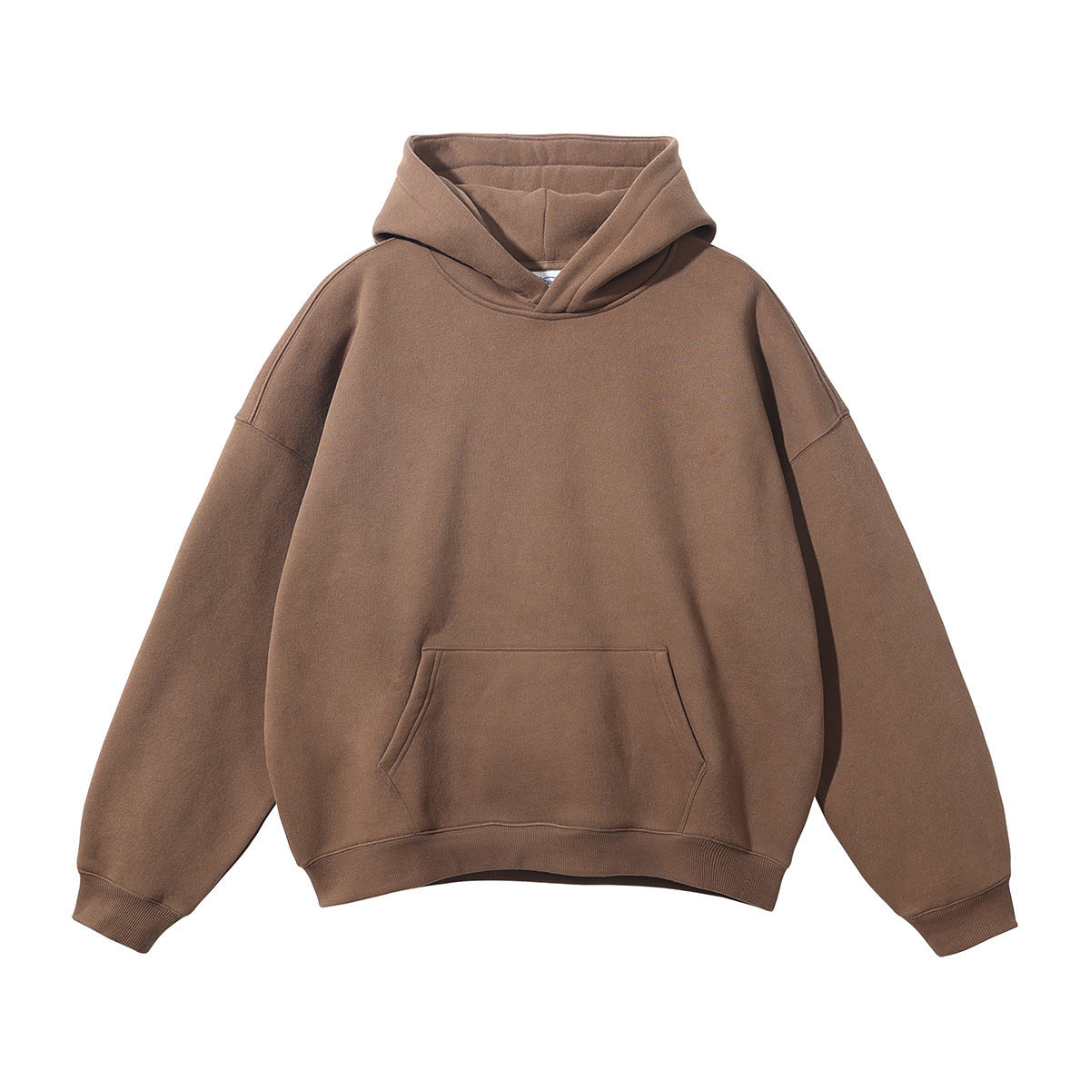 Casual Fleece-Lined Hooded Sweatshirt