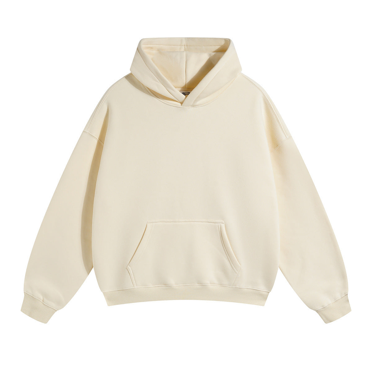Casual Fleece-Lined Hooded Sweatshirt