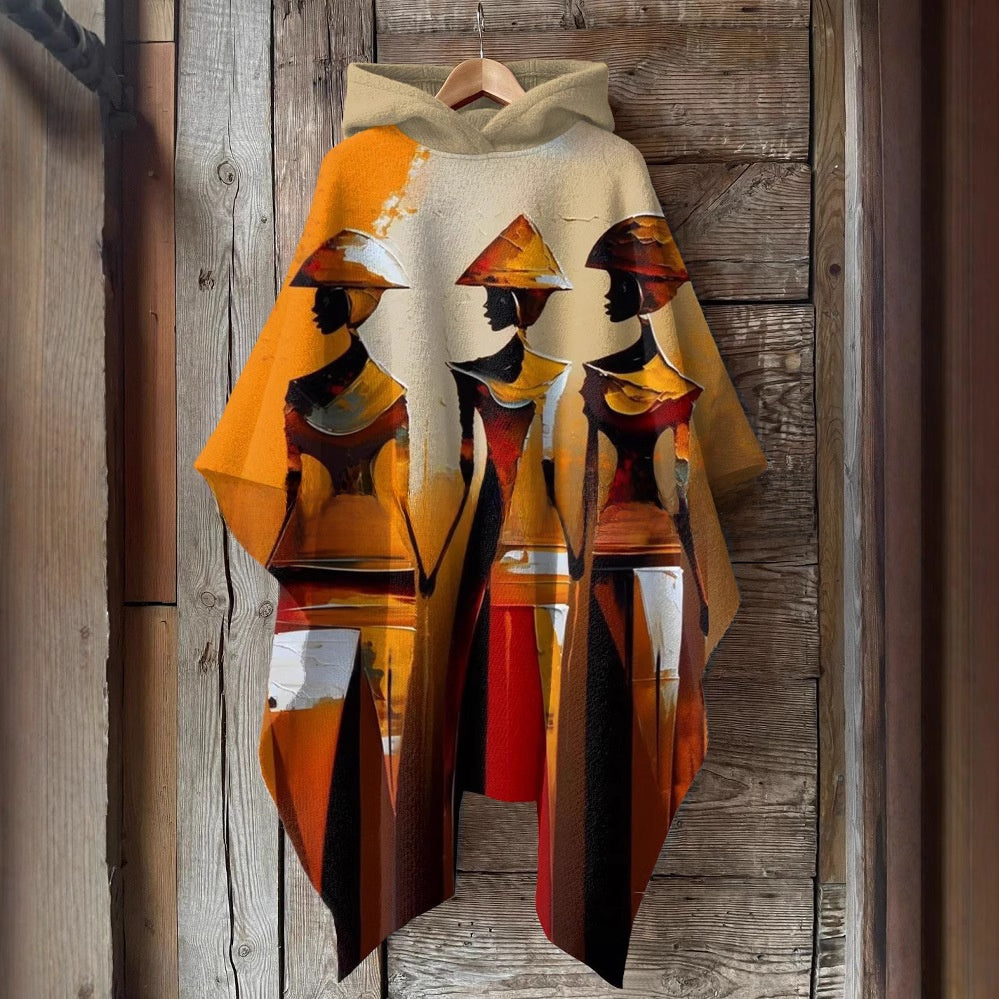 Casual French-style cape