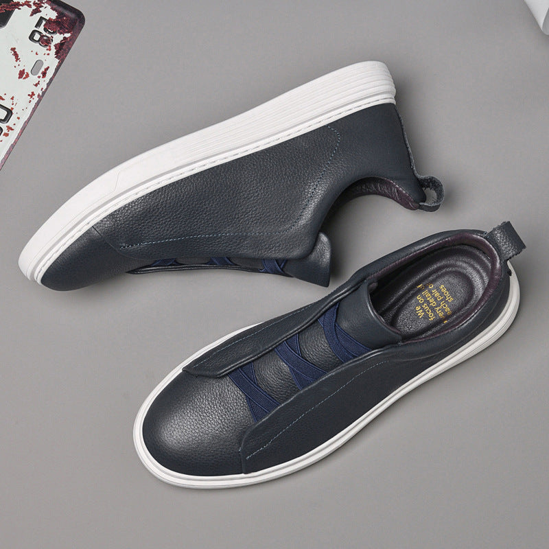 Casual Genuine Leather Slip-On Loafers