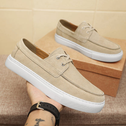 Casual Genuine Leather Slip-On Loafers