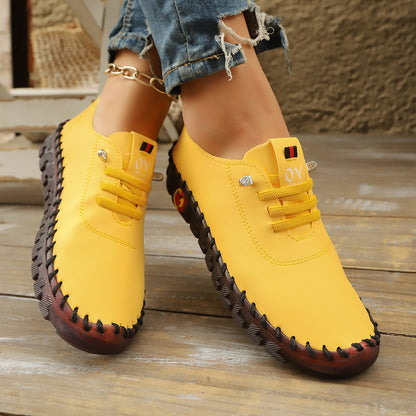 Casual Hand-Stitched Slip-On Shoes