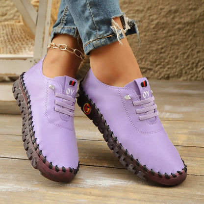 Casual Hand-Stitched Slip-On Shoes