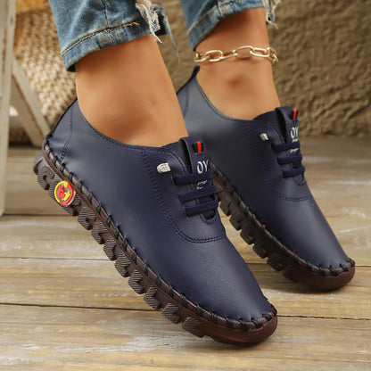 Casual Hand-Stitched Slip-On Shoes