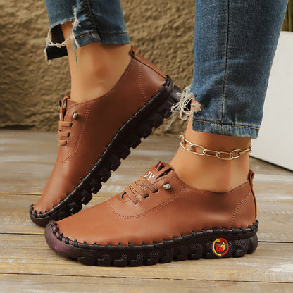Casual Hand-Stitched Slip-On Shoes