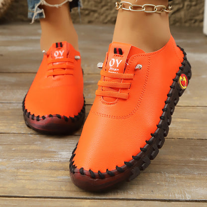 Casual Hand-Stitched Slip-On Shoes