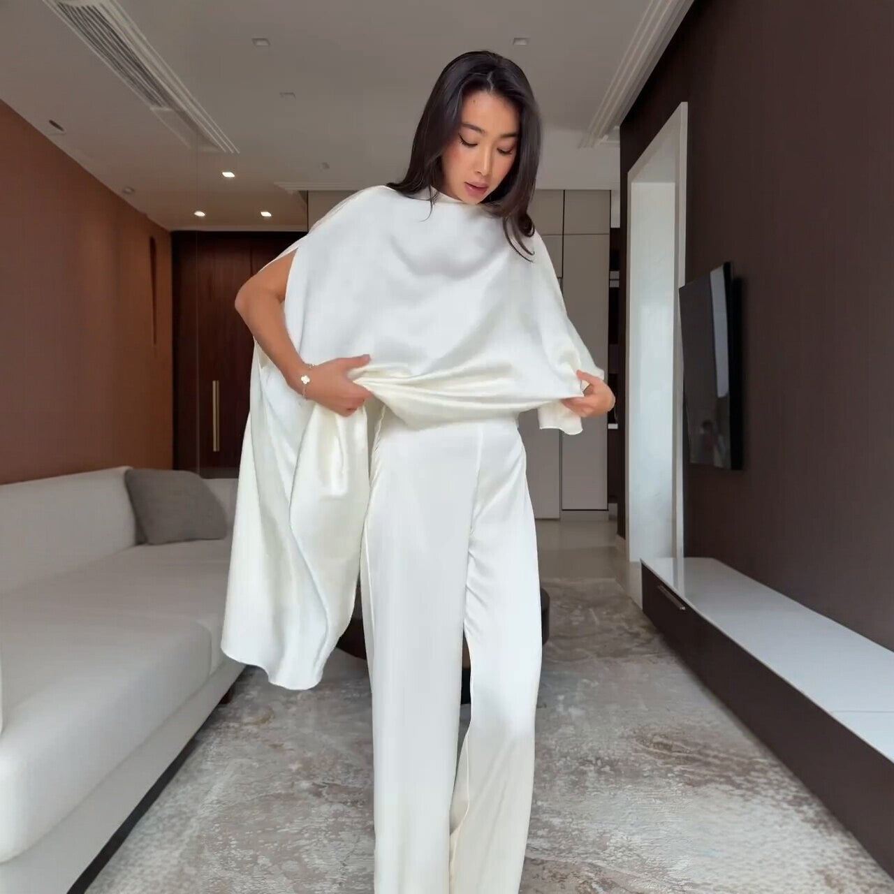 Casual irregular two-piece