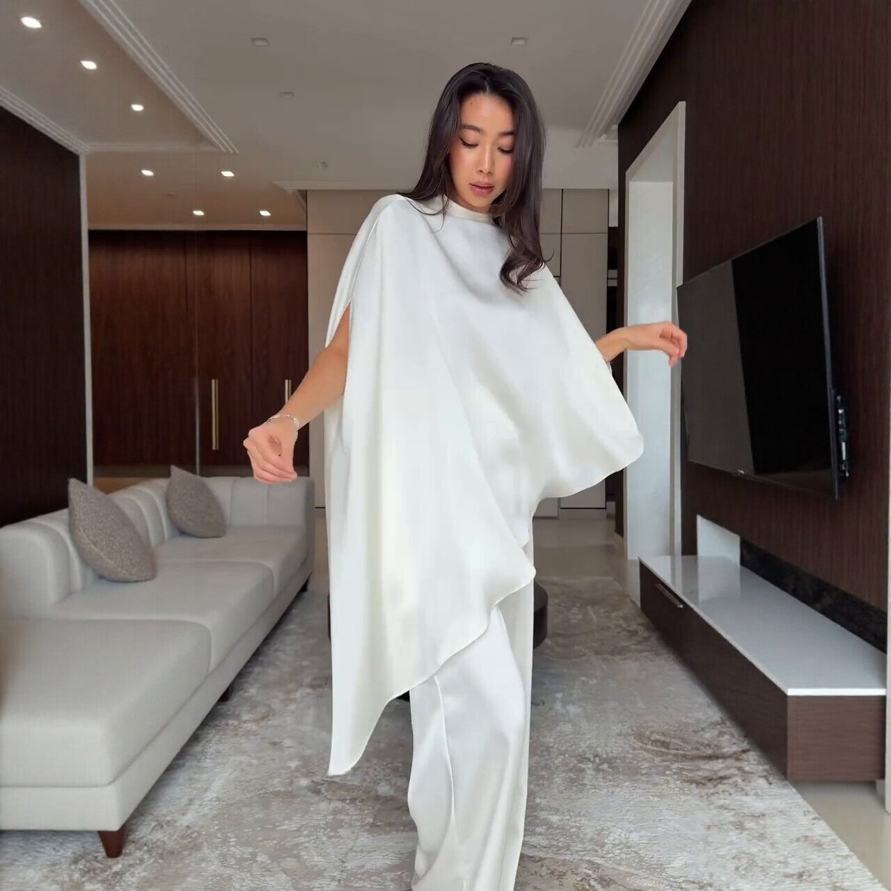 Casual irregular two-piece