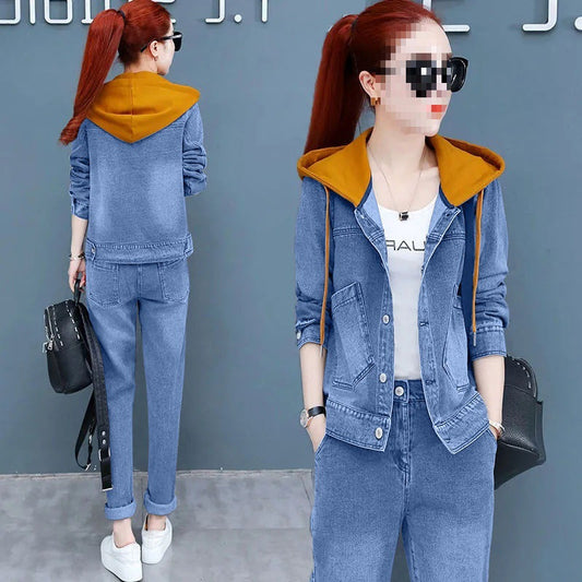 Casual jacket and pants set