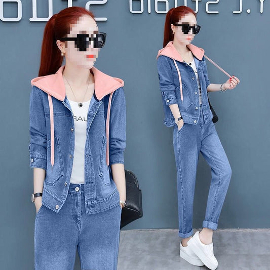 Casual jacket and pants set
