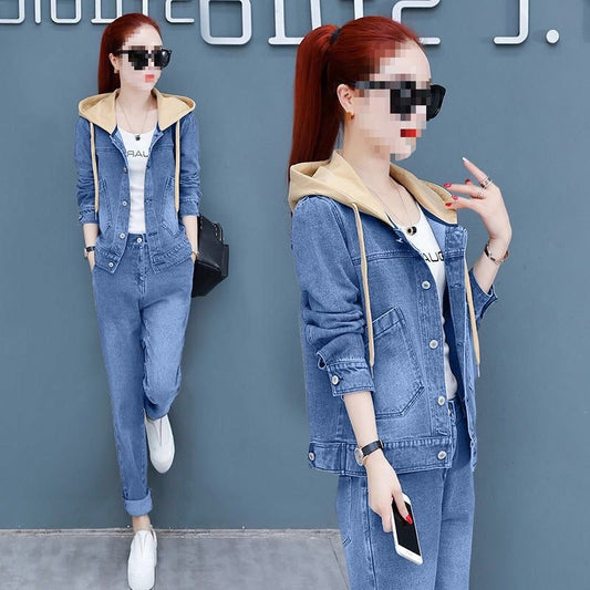 Casual jacket and pants set