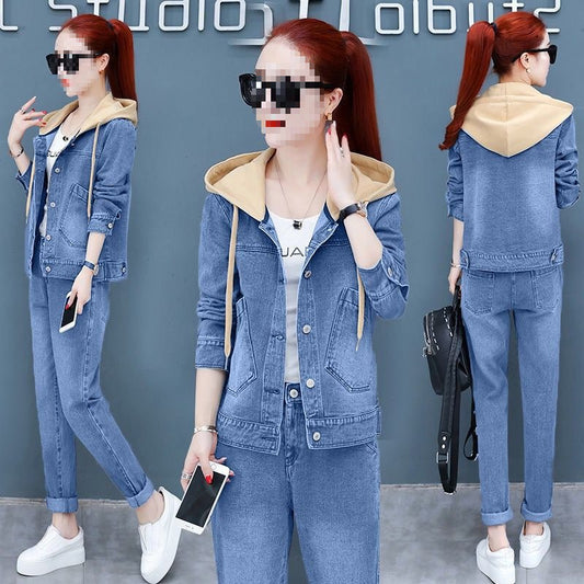 Casual jacket and pants set