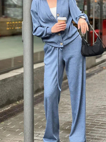 Casual jacket sportswear set
