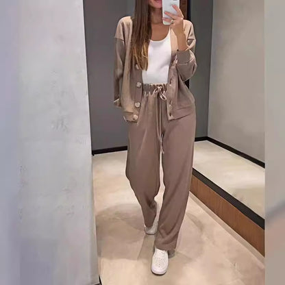 Casual jacket sportswear set