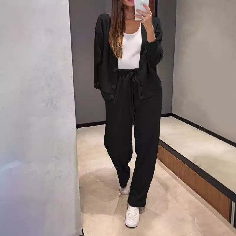 Casual jacket sportswear set