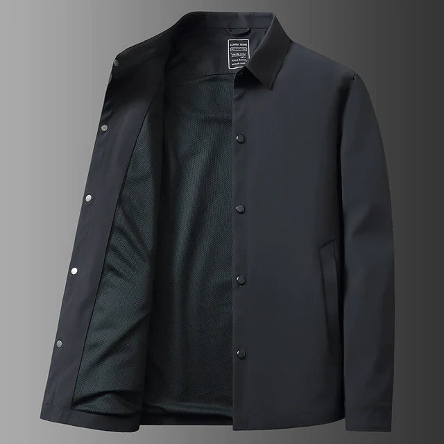 Casual jacket with youth-style turned-down collar, lightweight version