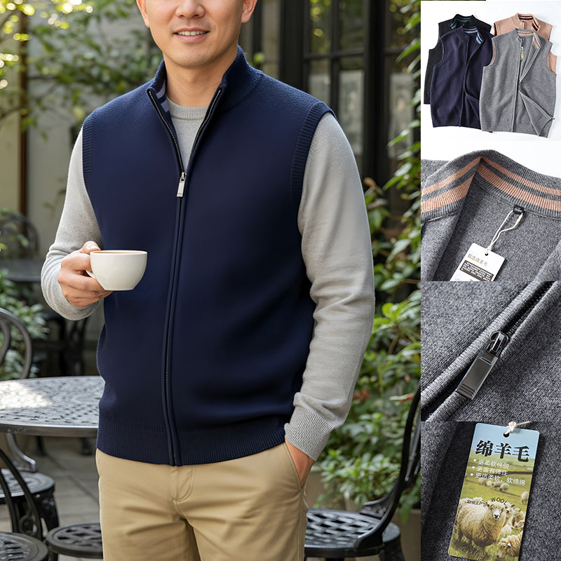 Casual Knitted Cardigan Vest Vest