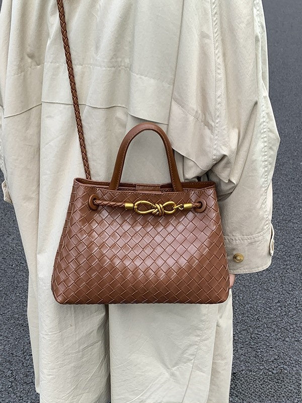 Casual Knitted Tote Bag