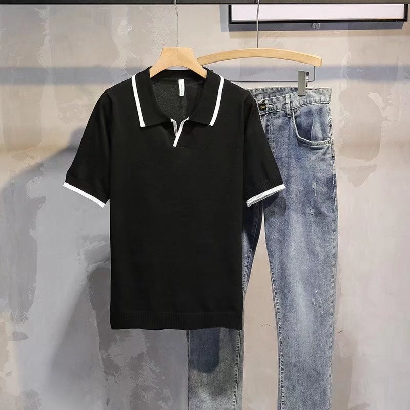 Casual Lapel Polo Shirt