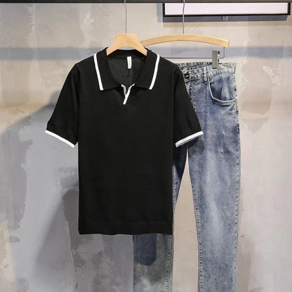 Casual Lapel Polo Shirt