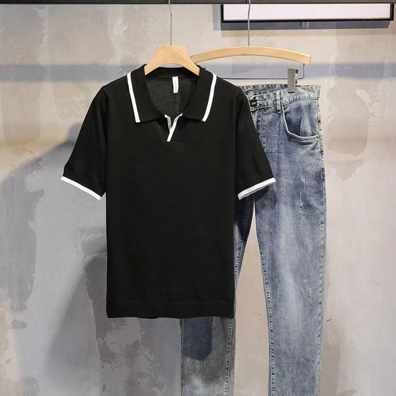 Casual Lapel Polo Shirt