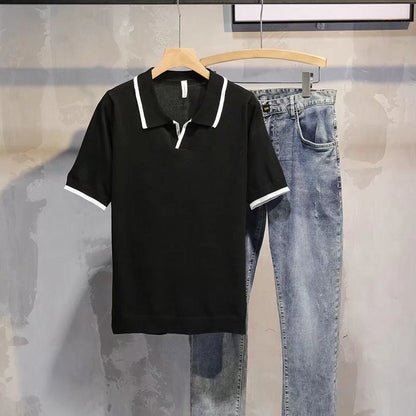 Casual Lapel Polo Shirt